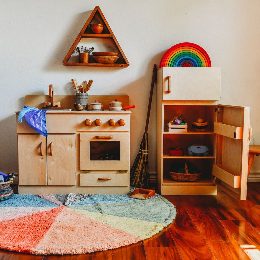 Classic Wooden Play Refrigerator