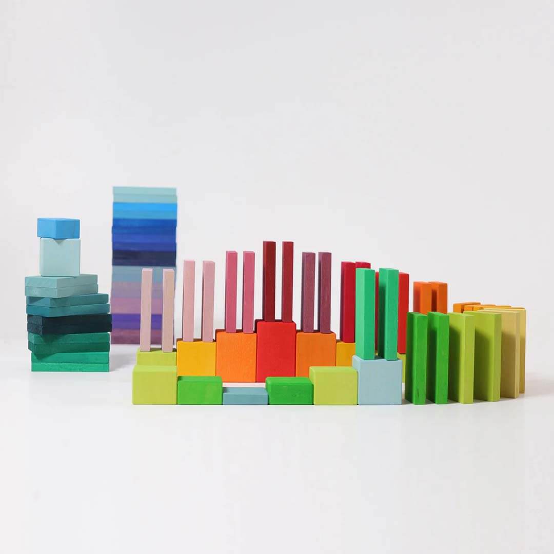 Color Chart Rally Wooden Blocks Set