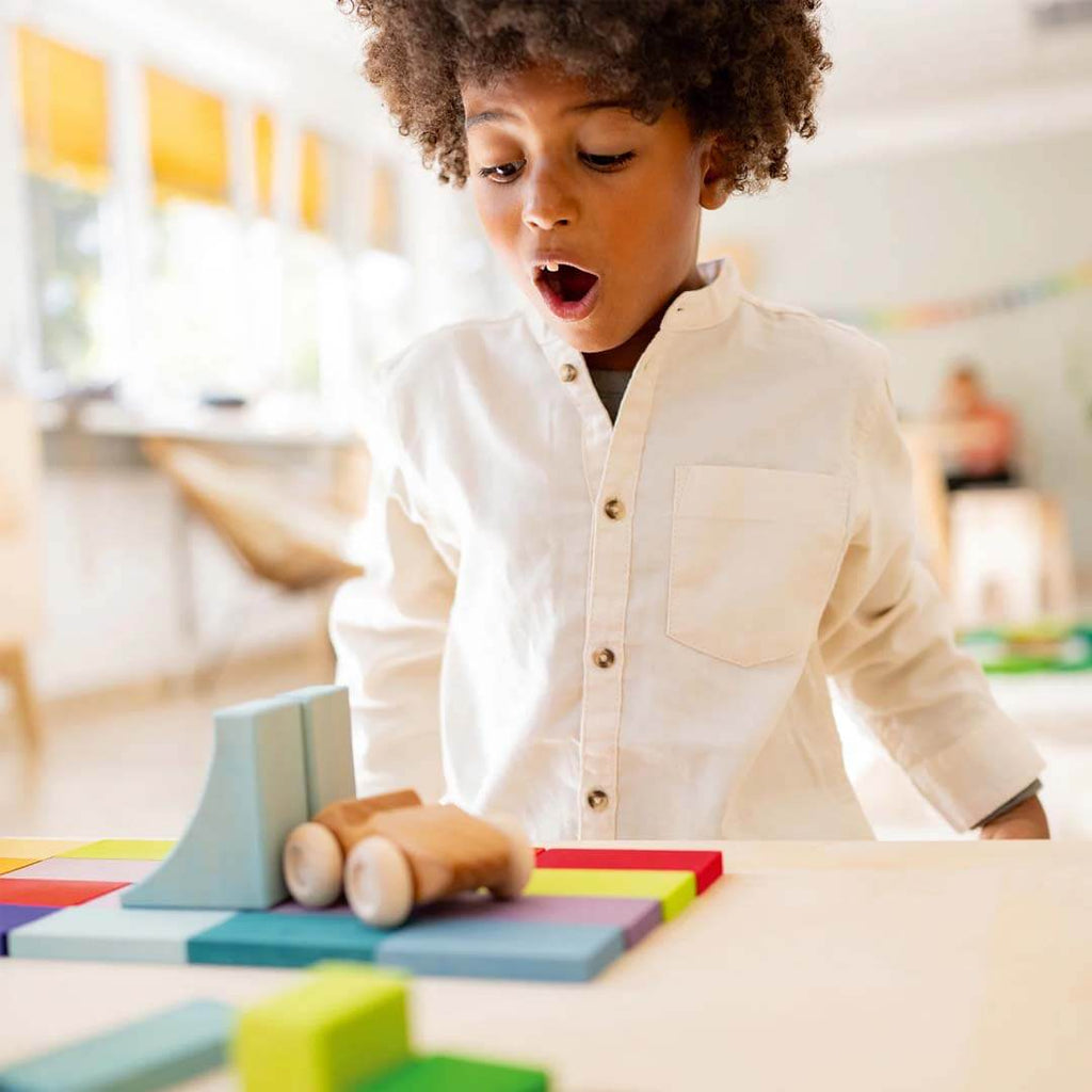 Color Chart Rally Wooden Blocks Set