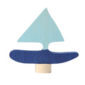 Birthday Ring Decoration - Blue Sailboat