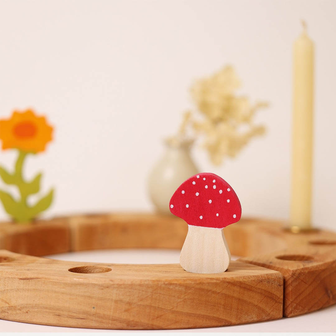 Agaric Toadstool Decorative Figure