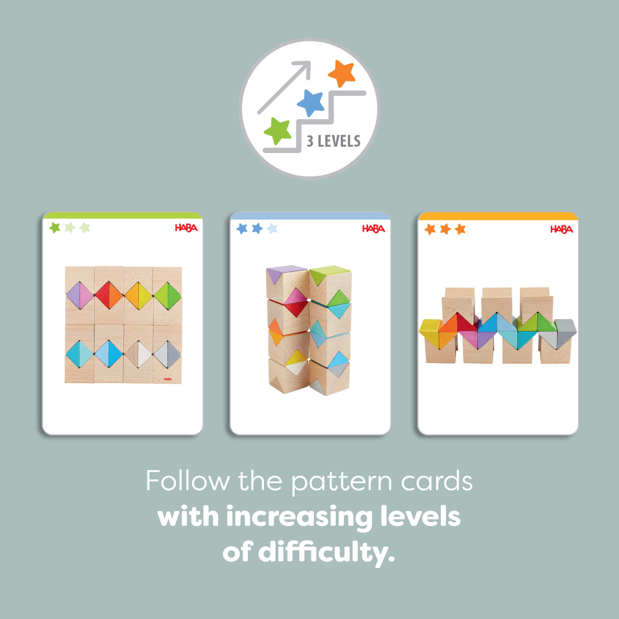 Colorful Triangle Wooden Block Game