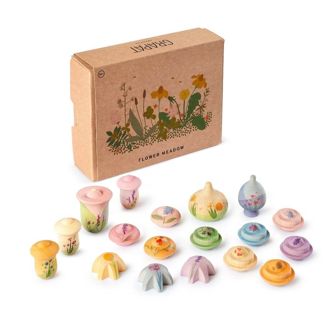 Flower Meadow Wooden Play Set