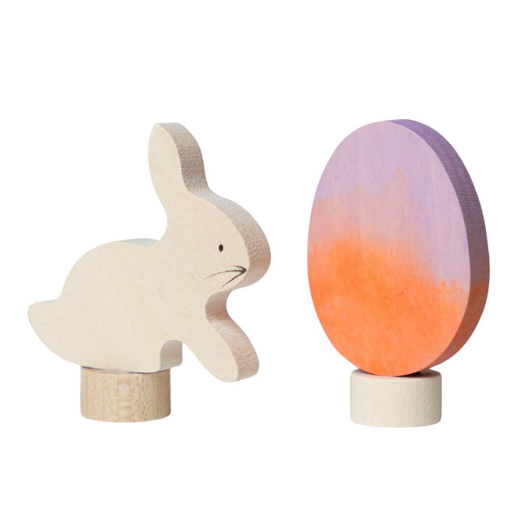 Celebration Ring Decorations - Easter Egg and Bunny