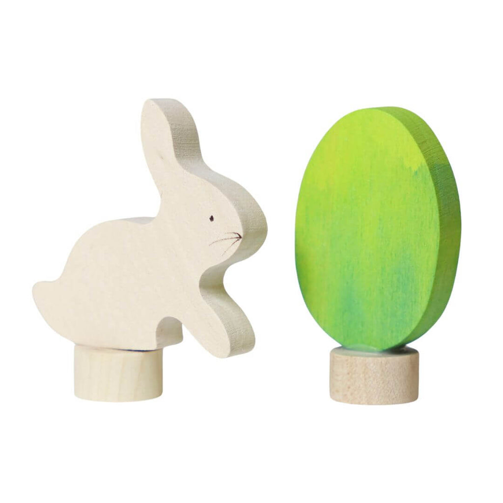 Celebration Ring Decorations - Easter Egg and Bunny