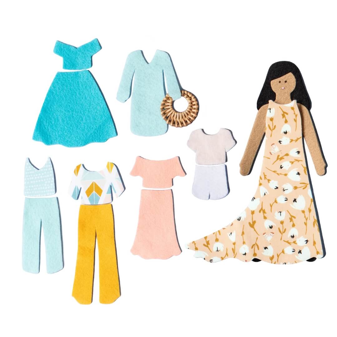 Deluxe Felt Doll Set