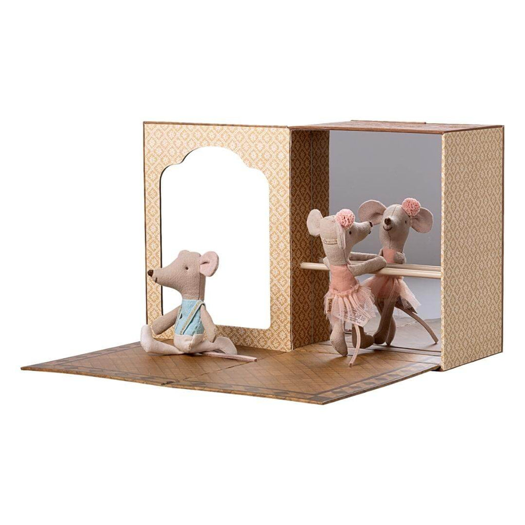 Ballet Dance Studio Playset - Little Sister and Little Brother Mice