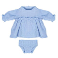 Blue Cotton Dress - 12"