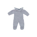 Blue-Gray Knit Doll Pajamas - 12''