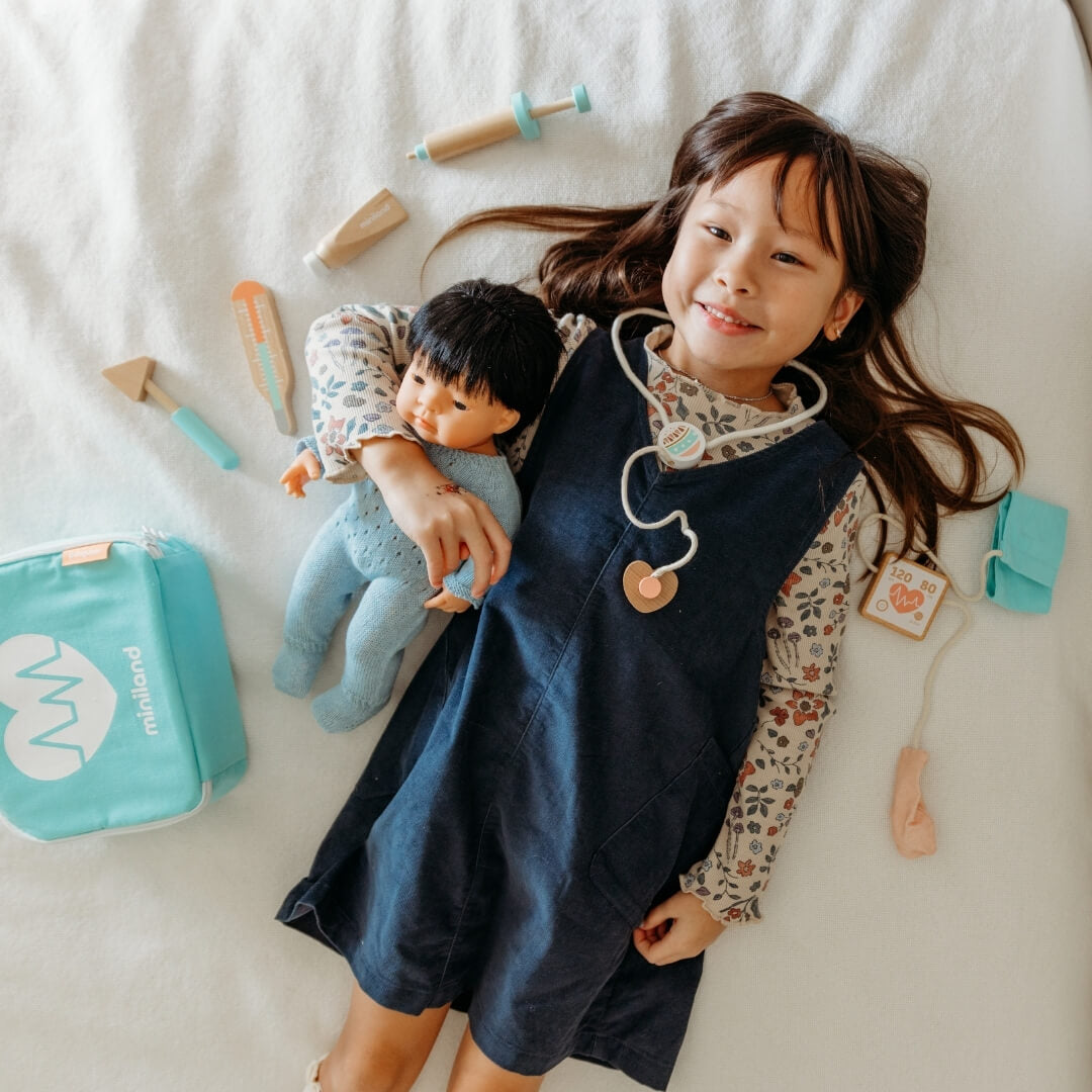 Doll-Sized Wooden Doctor Set
