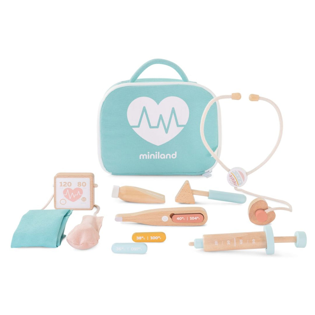 Doll-Sized Wooden Doctor Set