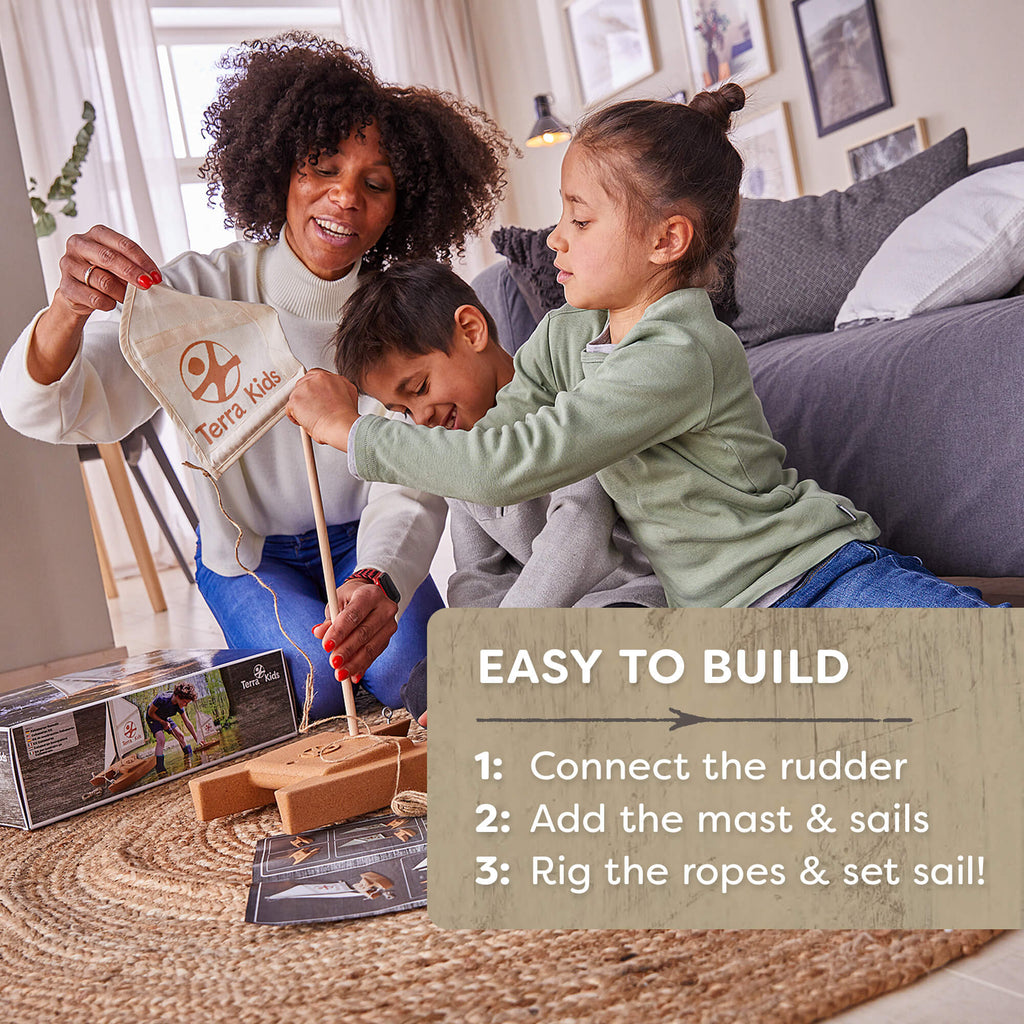 Cork Catamaran DIY Activity Kit