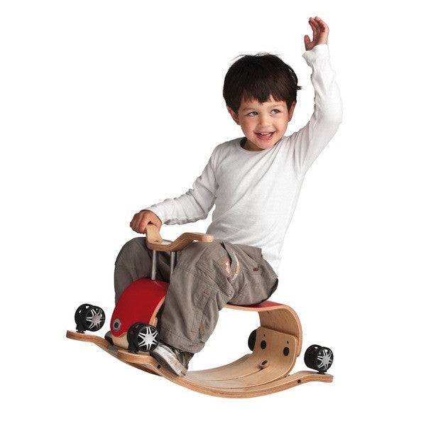 Flip 2-in-1 Wooden Ride-On and Rocking Toy